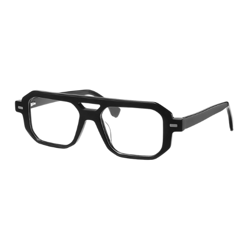 Black Retro High End Acetate Optical Eyewear