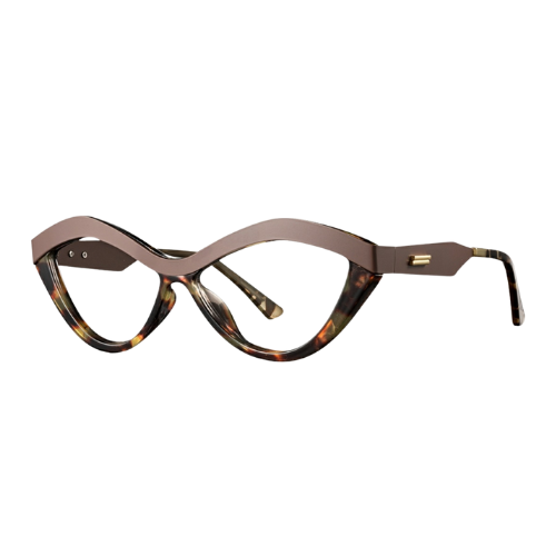 New Chocolate Fashion Eyeglasses Optical Frame Business Blue Light Glasses
